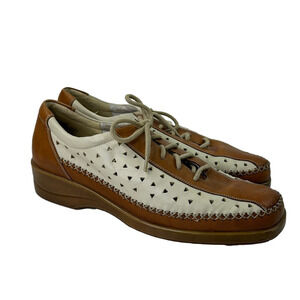 Dorndorf  Women's Lazer leather cut oxford lace up shoes